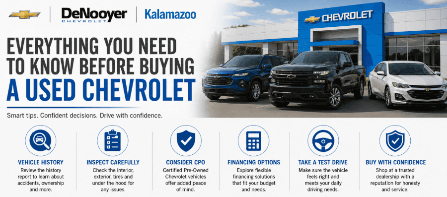 Questions to Ask Before Buying a Used Chevrolet