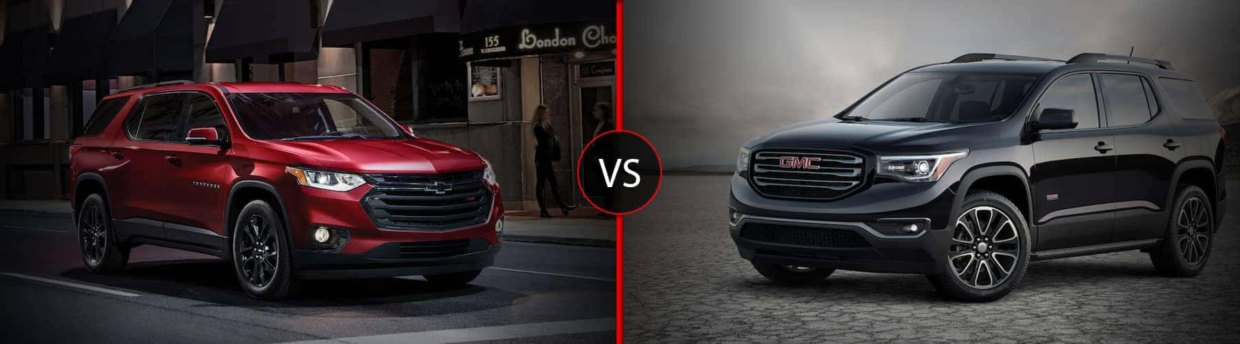 2019 Chevy Traverse Vs 2019 Gmc Acadia Three Row Suv