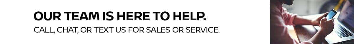 Our team is here to help