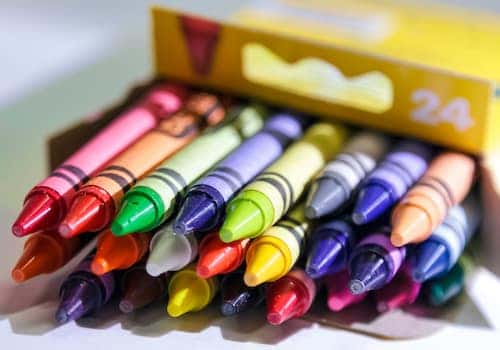 Box of crayons