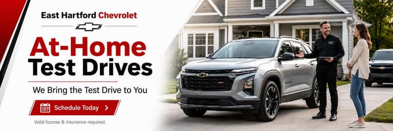 East Hartford Chevy at Home Test Drive