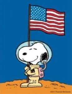 To the Moon: Snoopy Soars with NASA