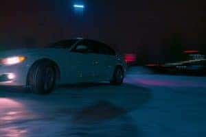 BMW in winter