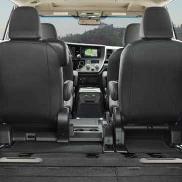 2017 Toyota Sienna SE Premium Interior Black Cargo Area