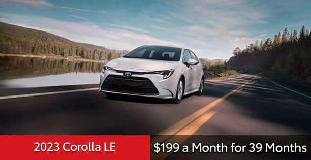 2023 Corolla LE Lease Special