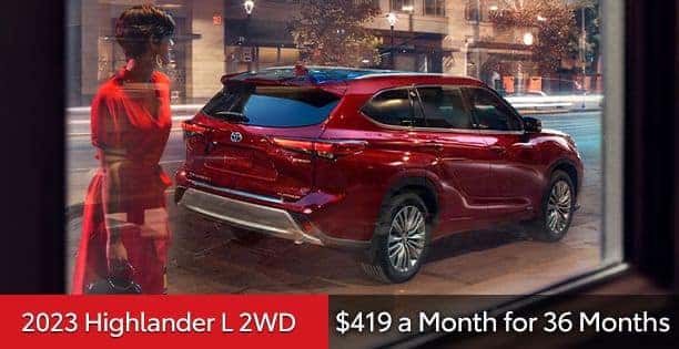 2023 Highlander L 2WD Lease Special