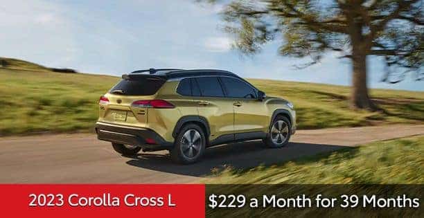2023 Corolla Cross L AWD Lease Special