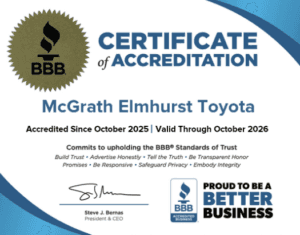 BBB Accreditation - McGrath Elmhurst Toyota