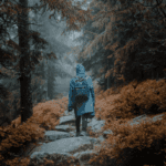 Rainy day hiking