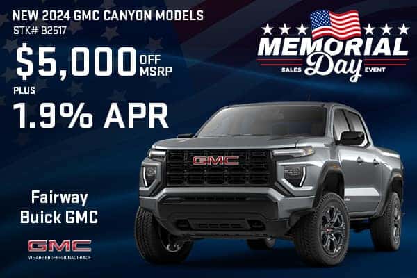 New 2024 GMC Canyon Models