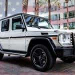 White G-Class American Flag