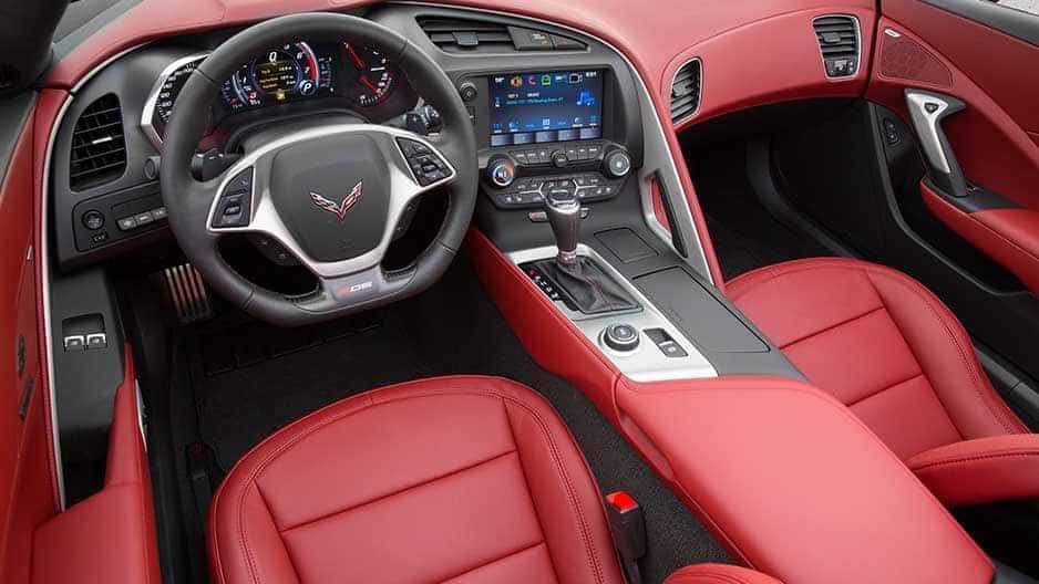 Interior Features of the New Chevrolet Corvette at Garber in Linwood, MI