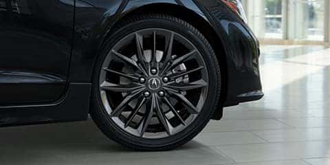 Vehicle wheel side view