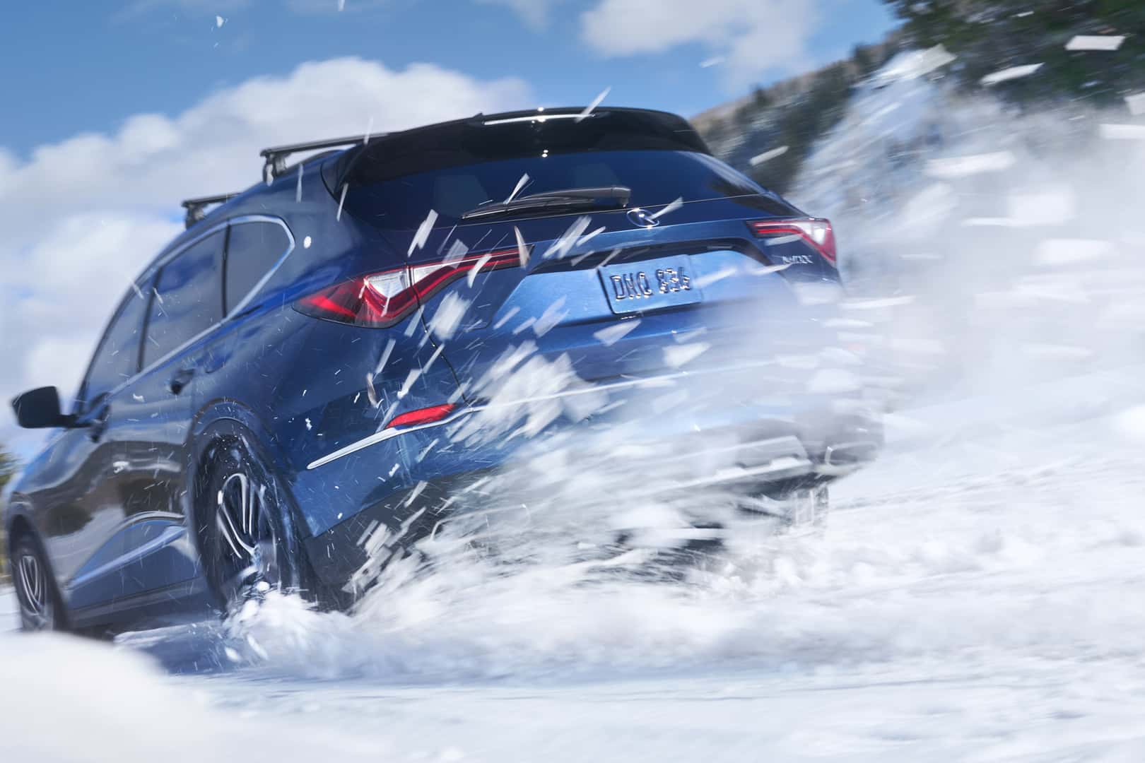 Acura MDX Exterior in snow
