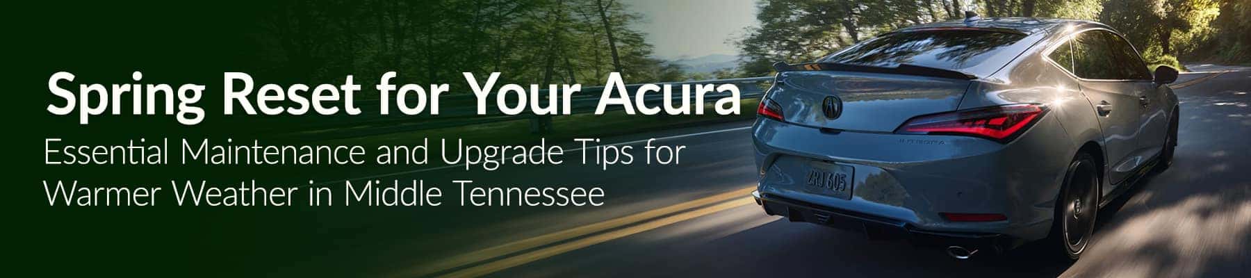 Acura Spring Reset