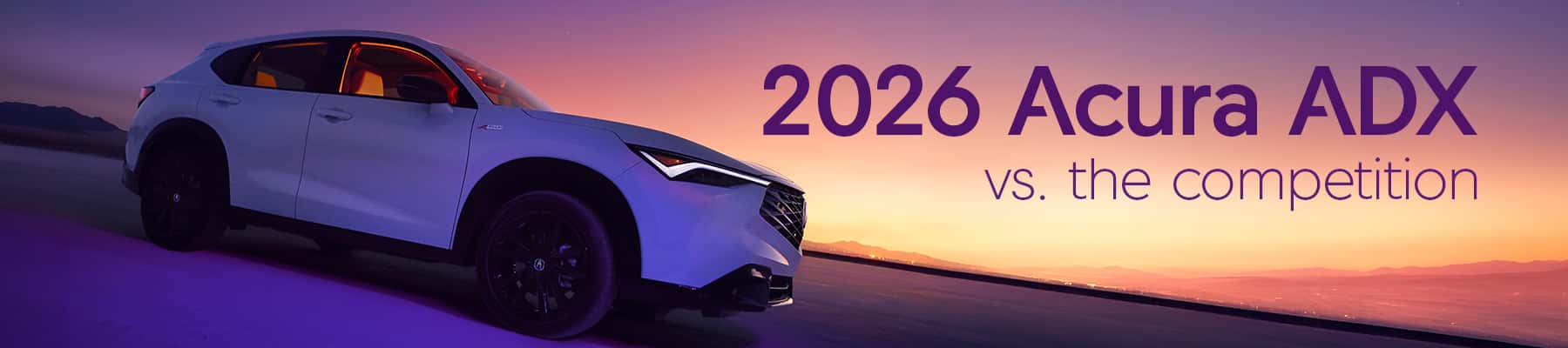 2026 Acura ADX vs the Competition