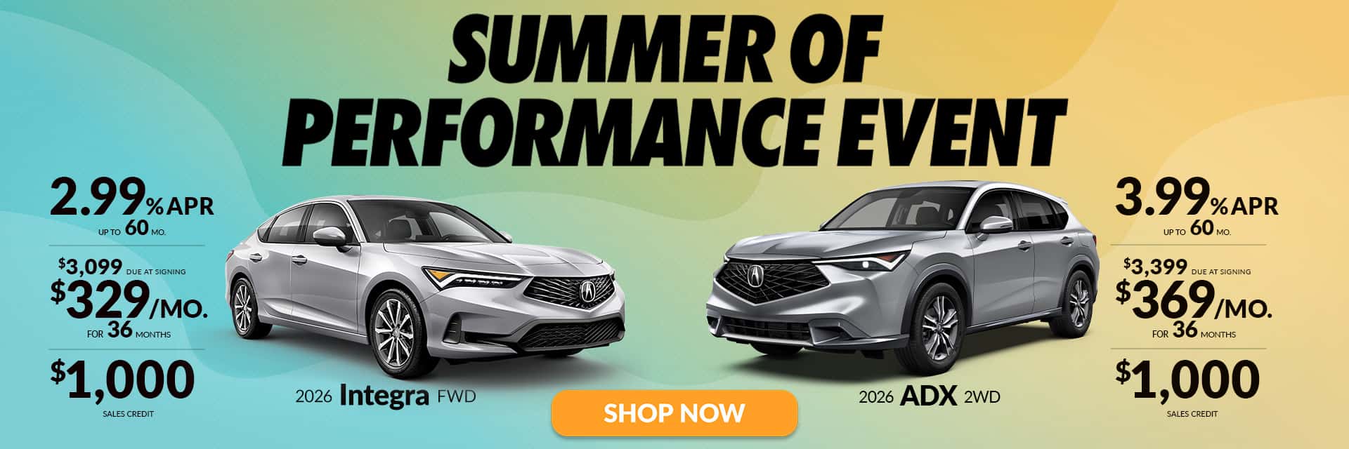 July Integra ADX offers