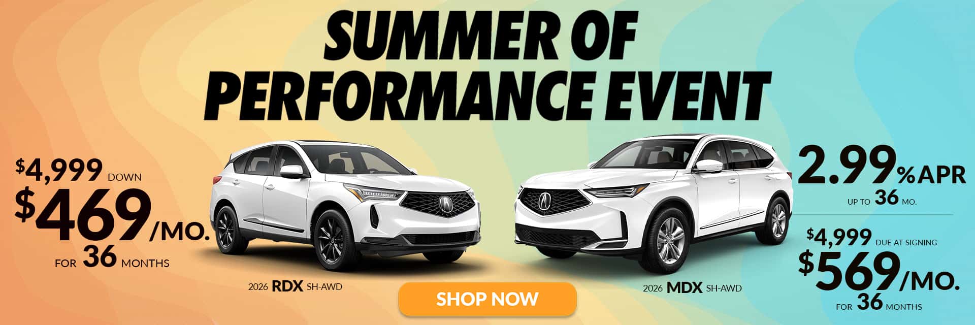 MDX RDX July Offers