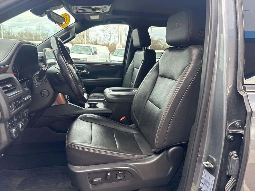 Interior condition of a used Chevrolet Tahoe SUV