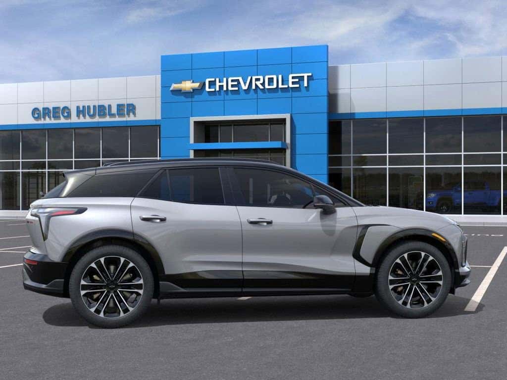 Side view of the Chevy Blazer EV electric SUV