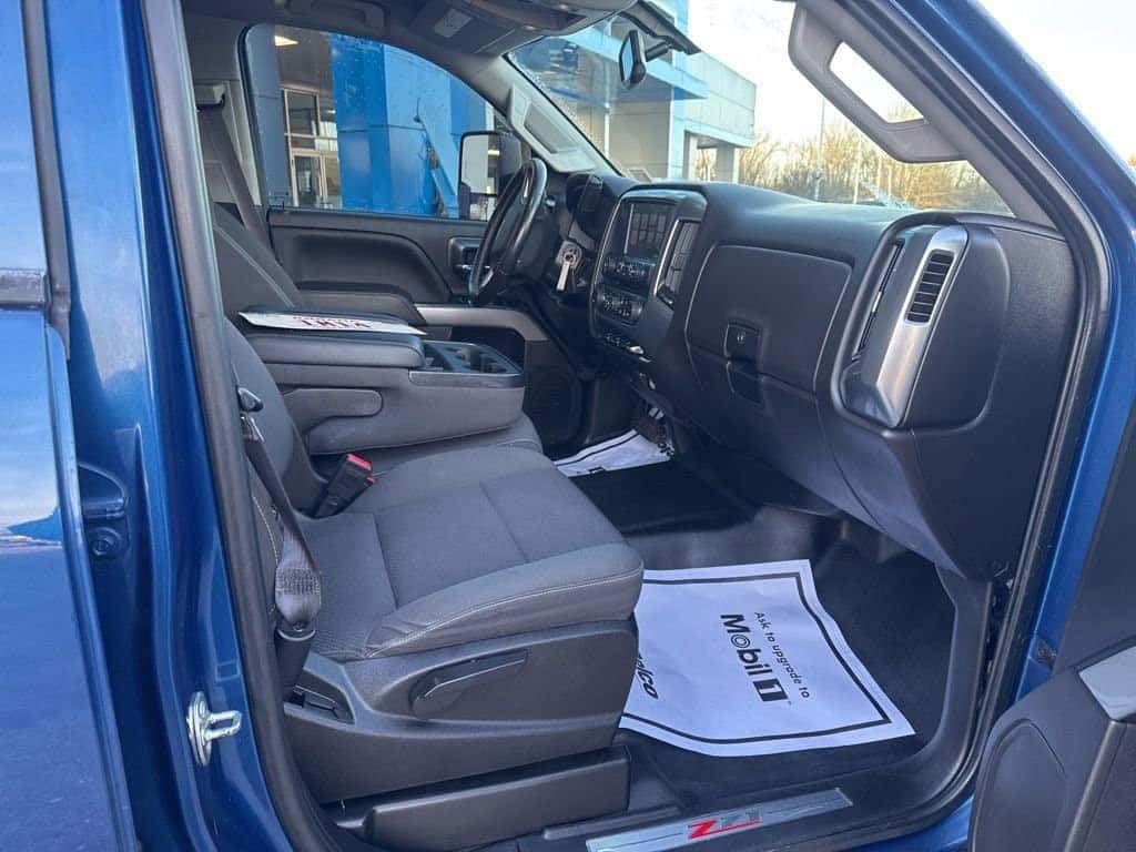 Interior condition of a used Chevy Silverado truck