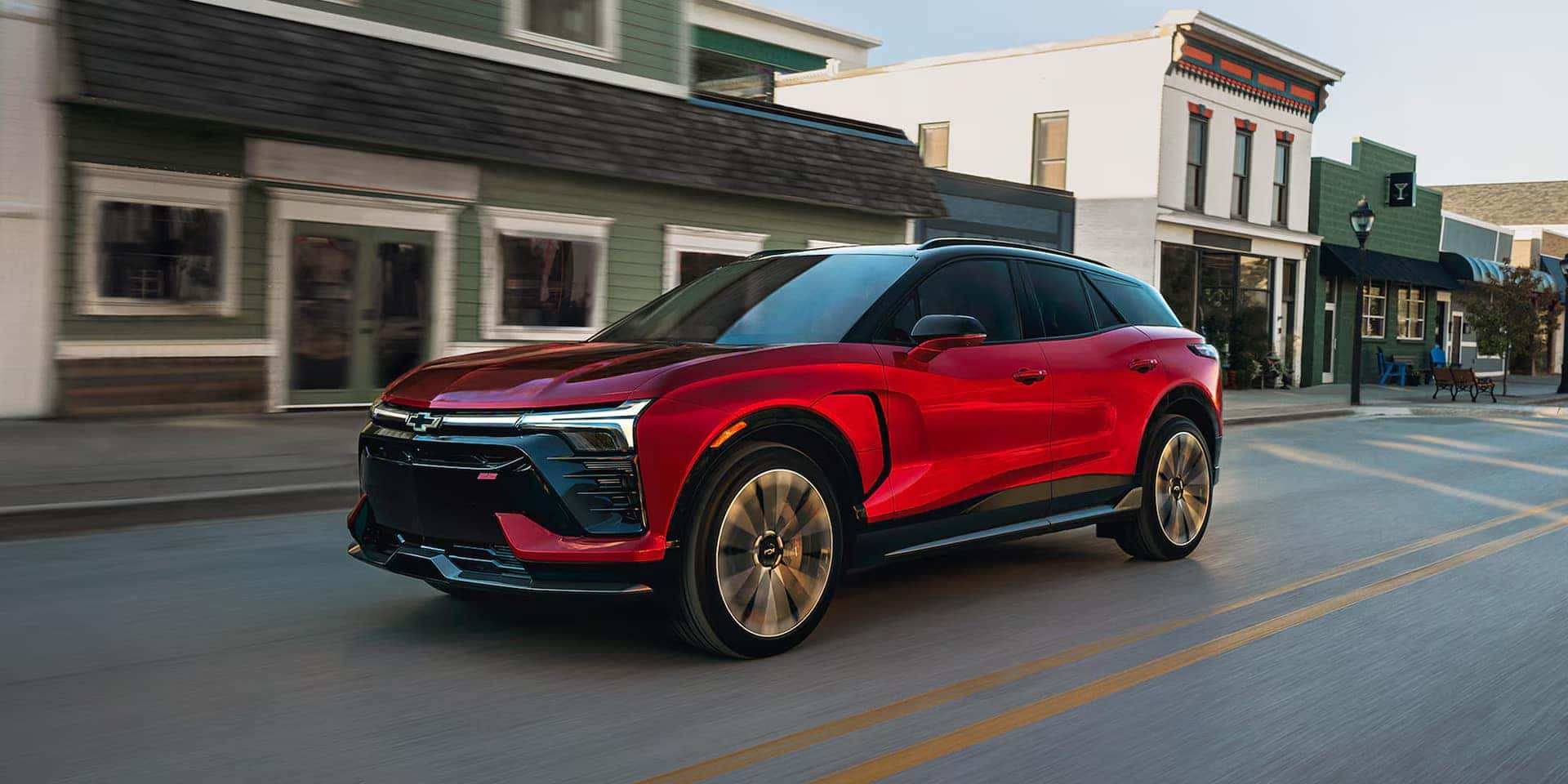 2026 Chevy Blazer EV Driving in Camby Indiana