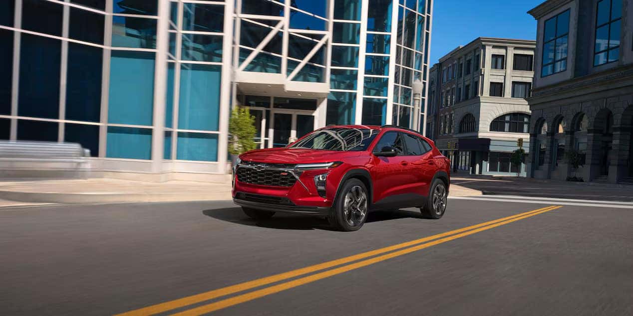 2026 Chevy Equinox driving on a scenic road