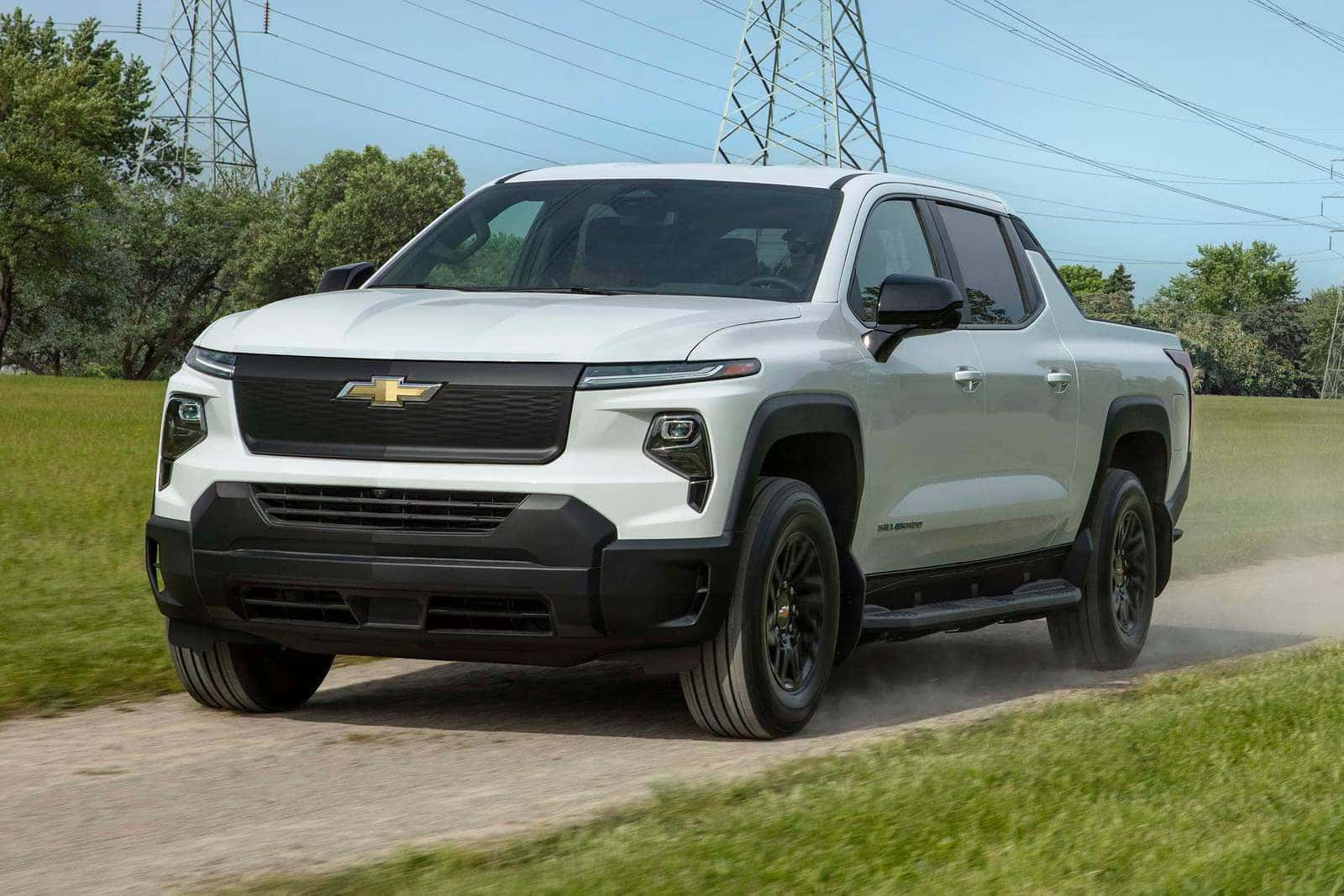 2026 Chevy Silverado EV Driving in Camby Indiana