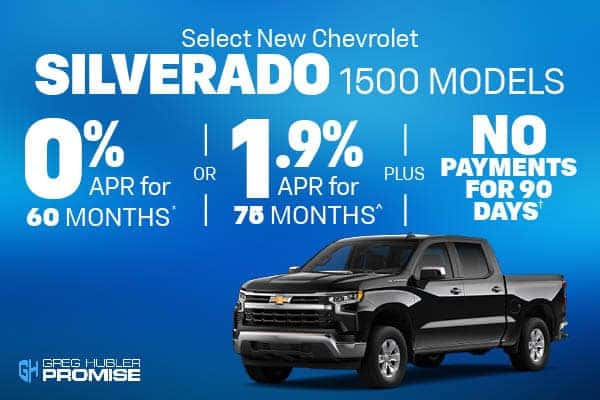 Select New Chevrolet Silverado 1500 Models