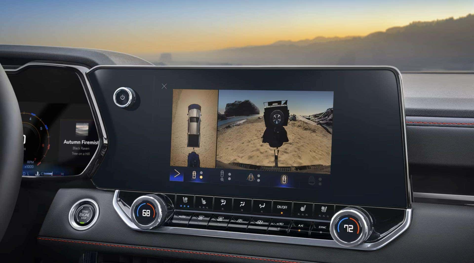 2026 Chevy Silverado 2500HD using multi-view towing cameras