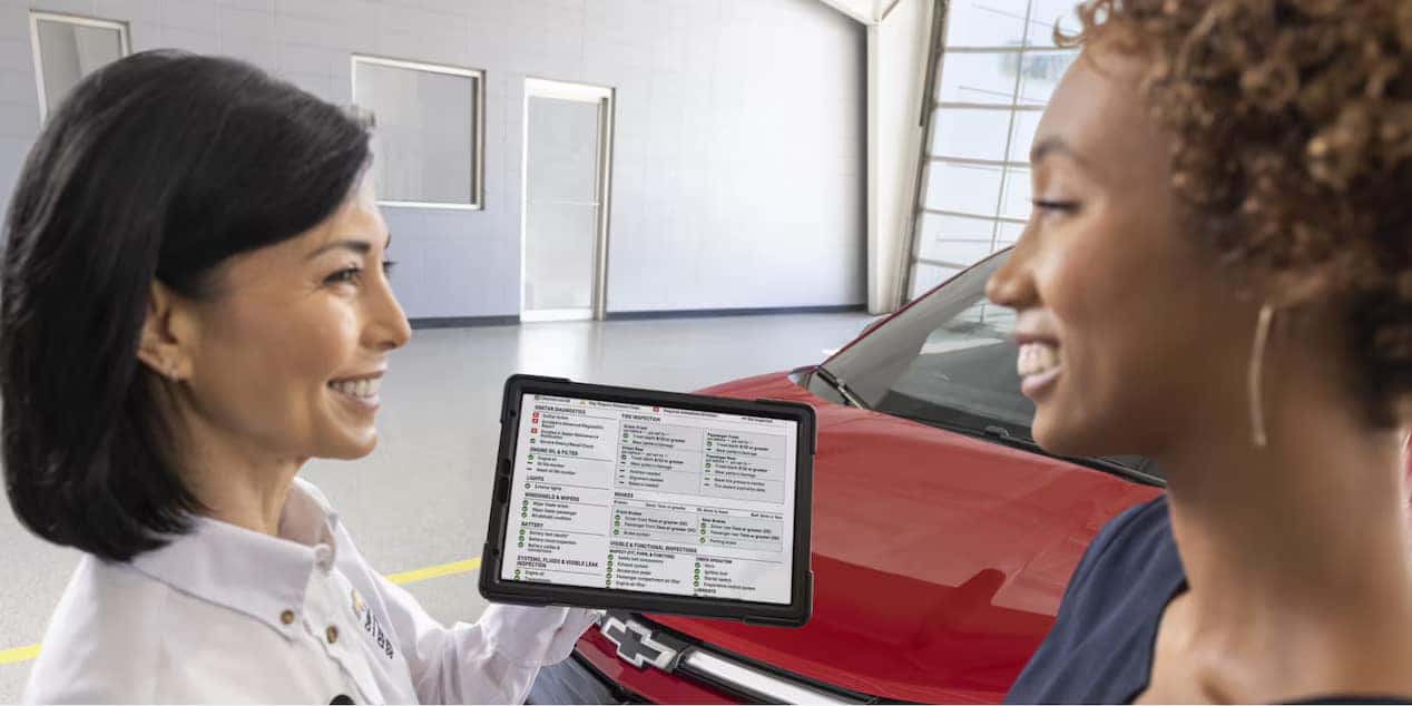 Chevy multi-point inspection and safety updates