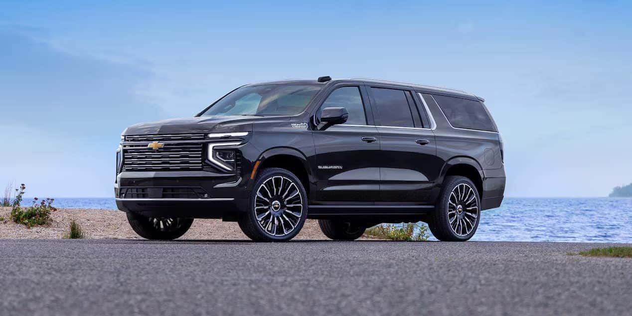 2026 Chevy Suburban vs Tahoe side-by-side dimension comparison