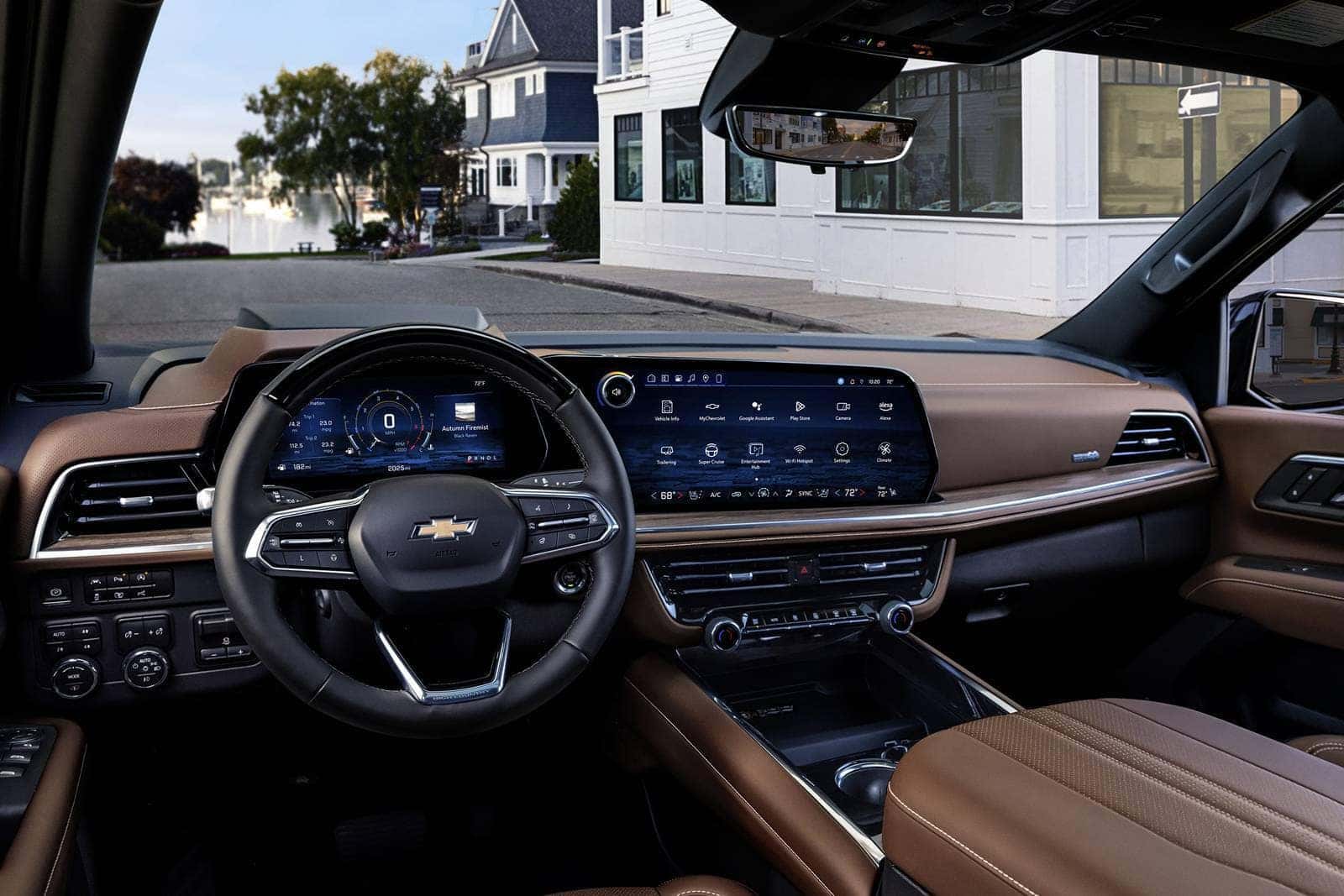 2026 Chevy Suburban advanced camera system on infotainment display