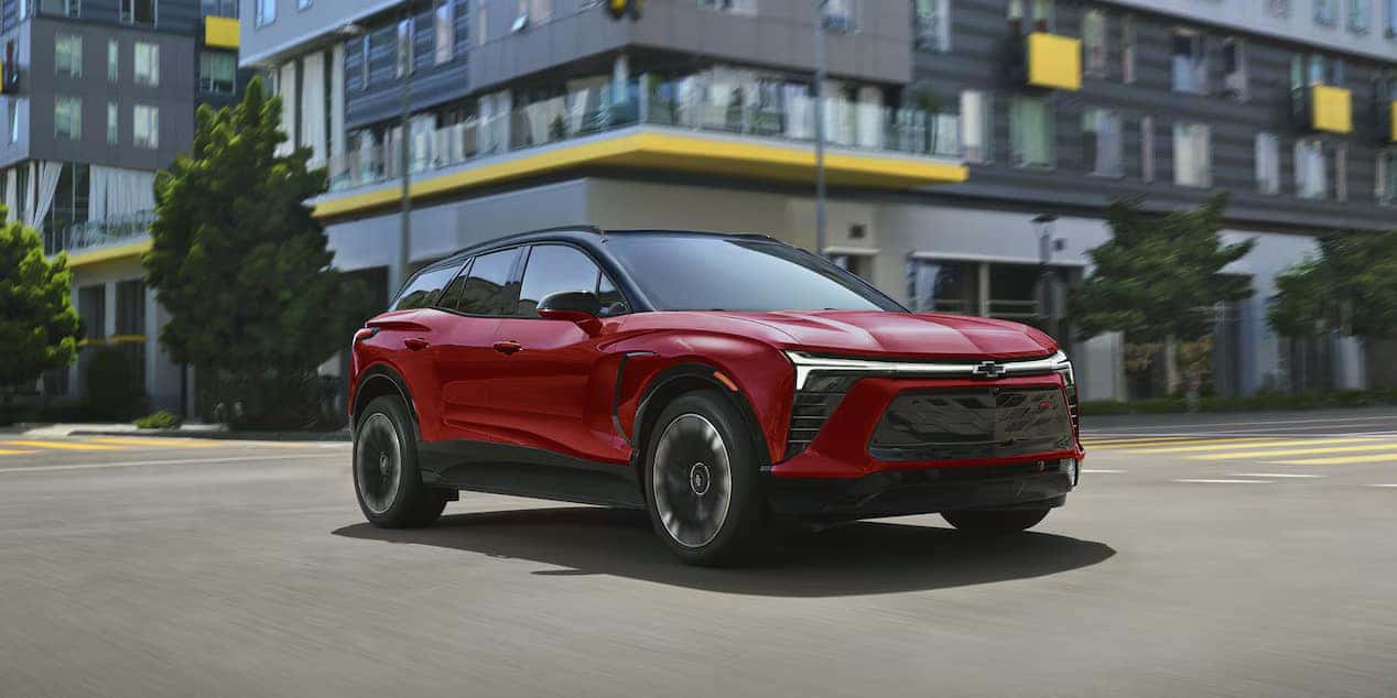 2027 Chevrolet Blazer EV trim and drivetrain grid