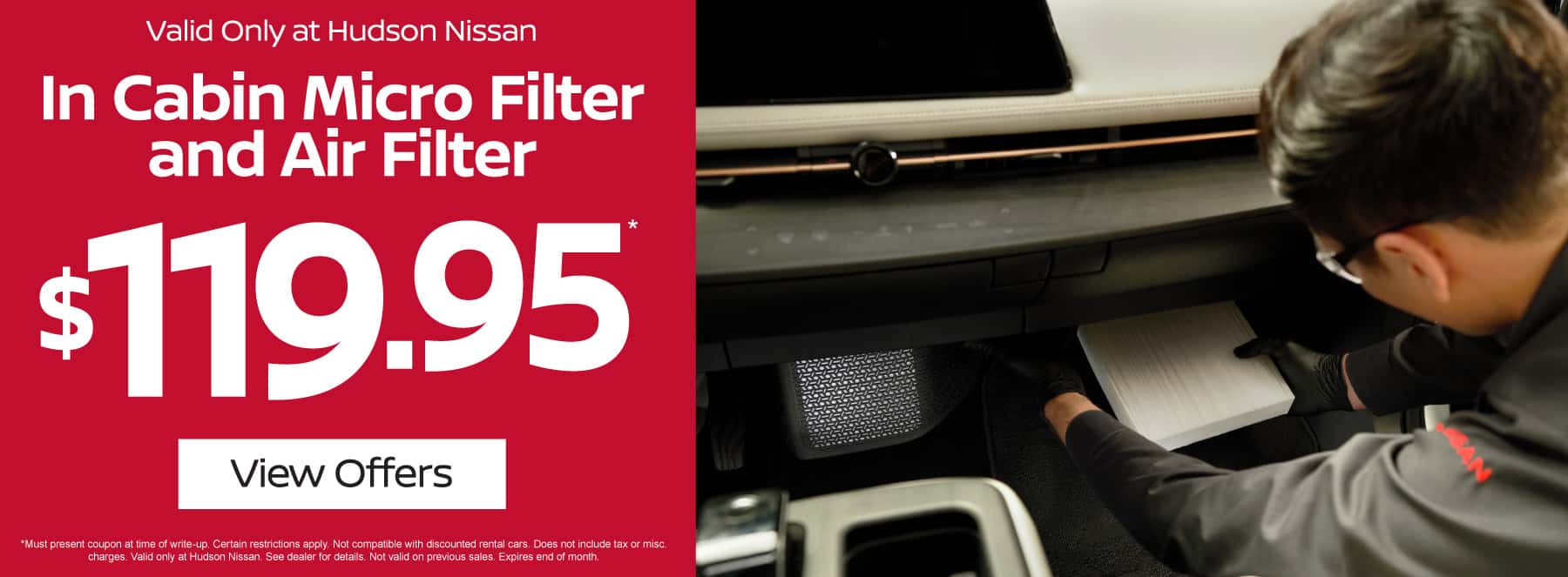 Cabin Filter 119.95*