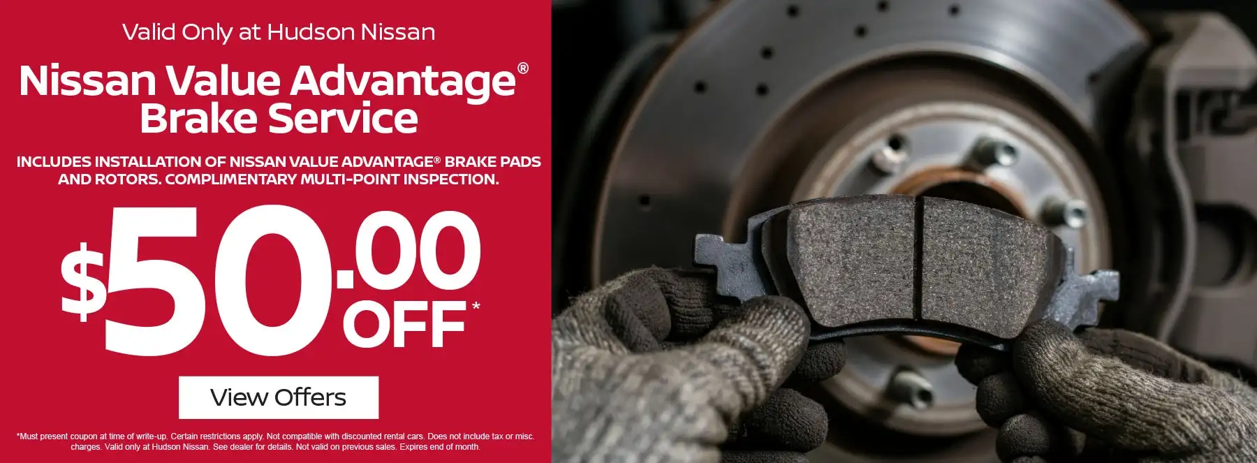 Nissan Value Advantage Brake Service