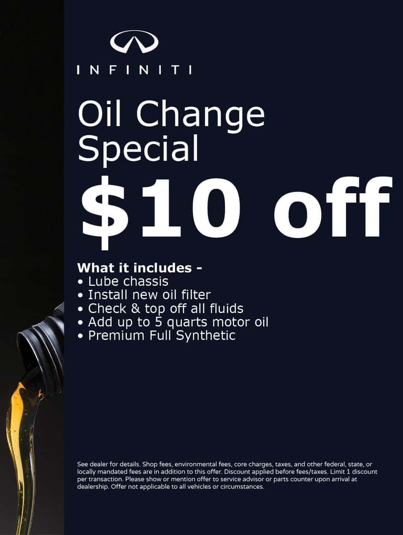 INFINITI Service Coupons Greenville SC | Greer
