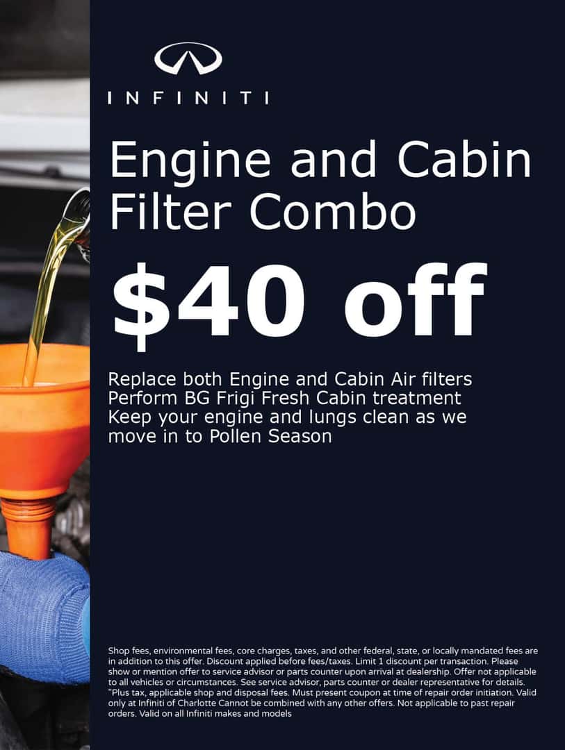 INFINITI greenville south carolina june service specials