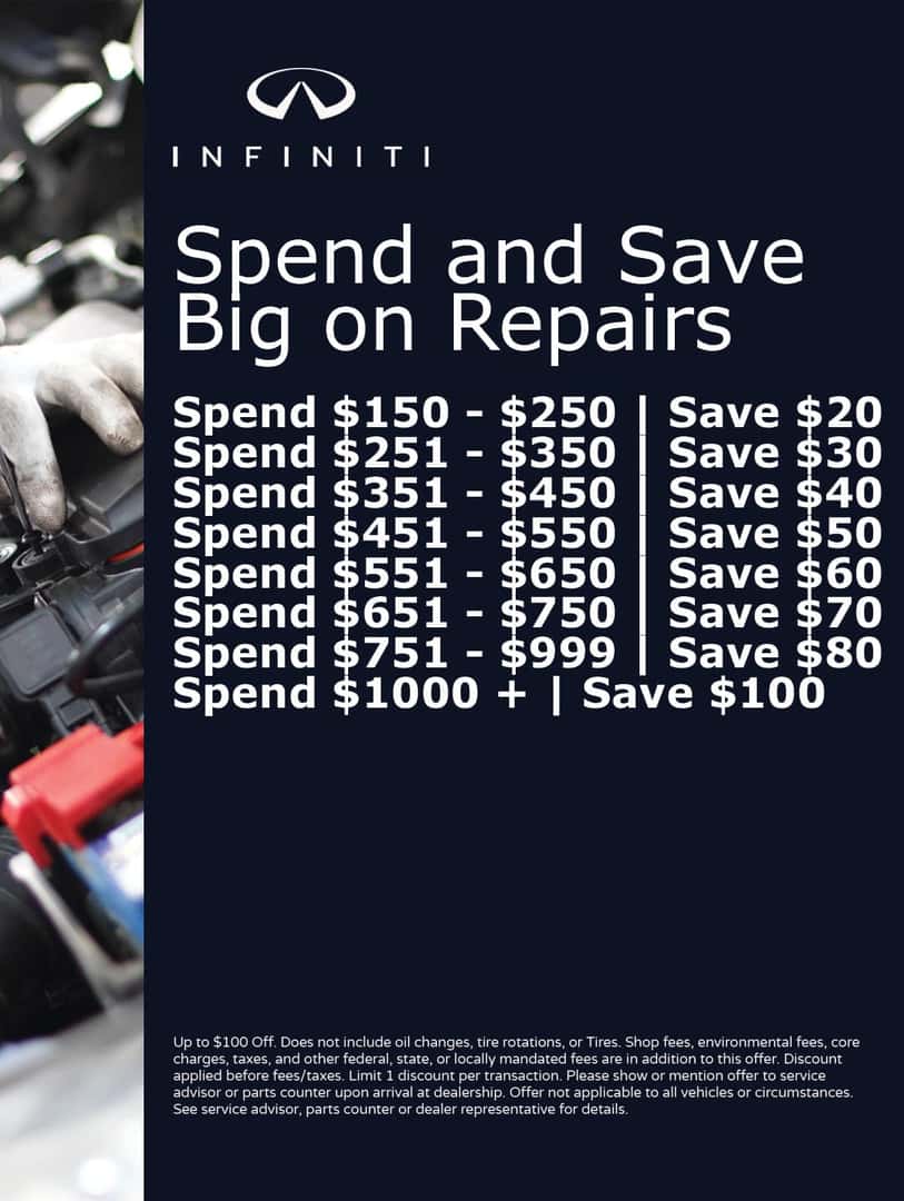 INFINITI greenville south carolina june service specials