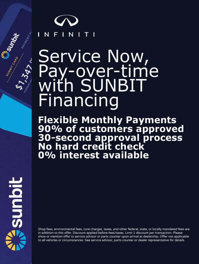 INFINITI greenville south carolina june service specials