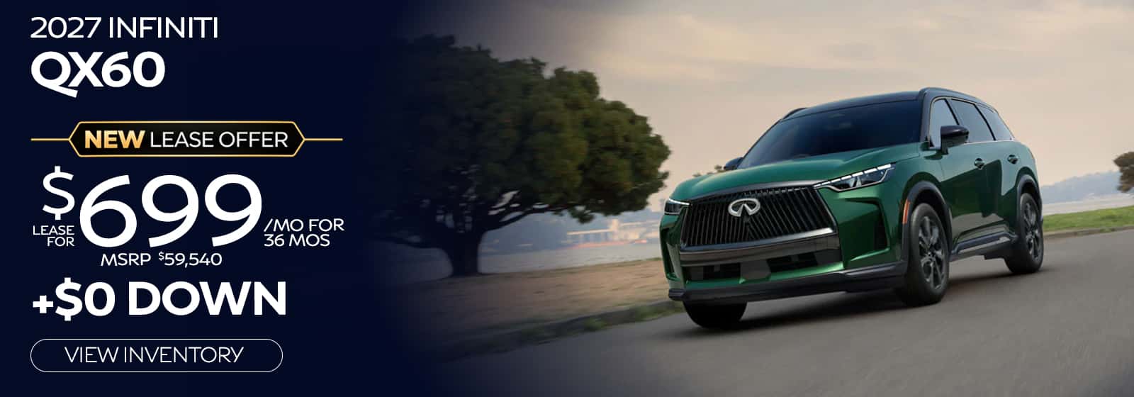 INFINITI greenville south carolina new lease qx60