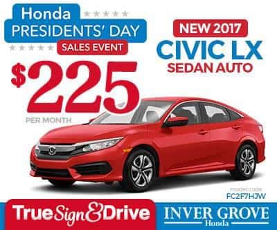 New 2017 Honda Civic Lx Special