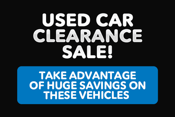 Used Cars Clearance Sale