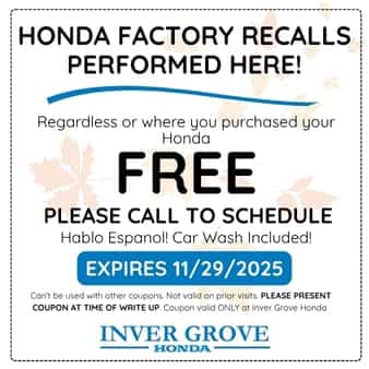 Honda Recall Check
