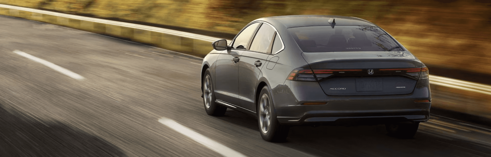 Honda Accord on the road
