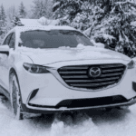 Mazda CX-9 SUV in Snow