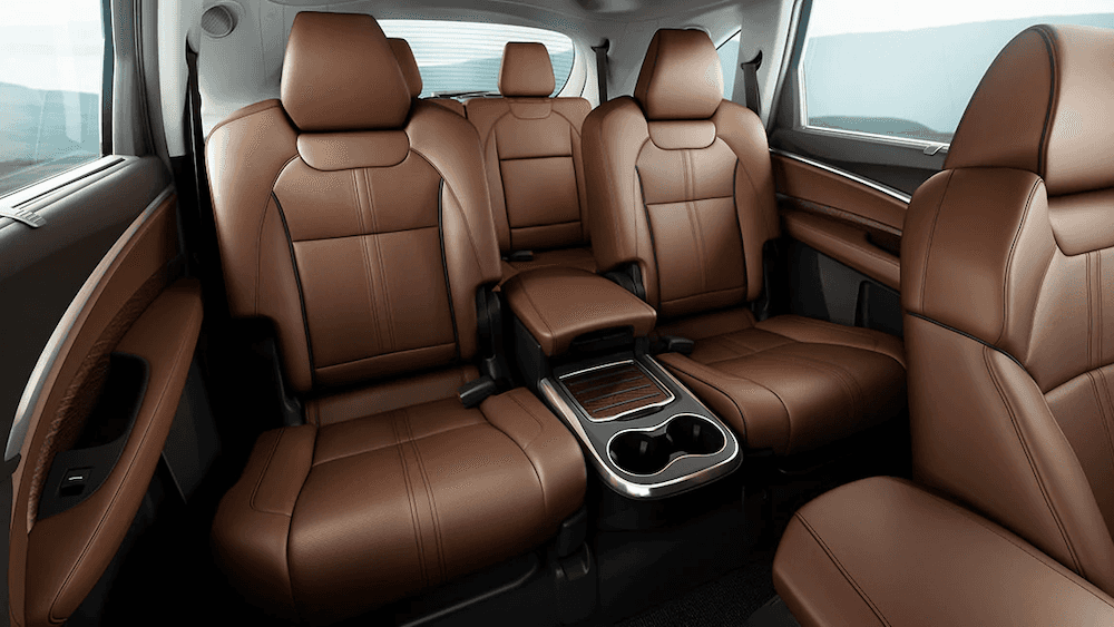 2020 MDX rear seats