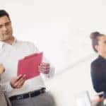 Salesperson selling cars