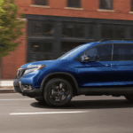 2019 Honda Passport on the road