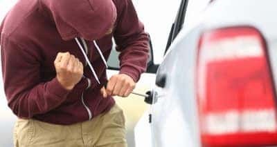 Car theft and break in